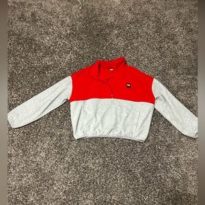 Old Navy Red and Gray Women's Sweater